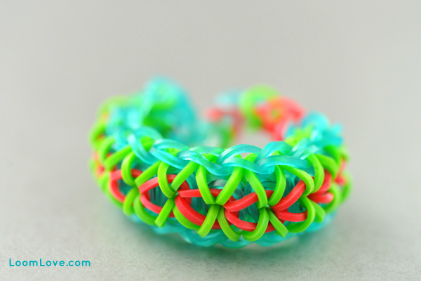 Как сделать браслеты из резинок rainbow loom
