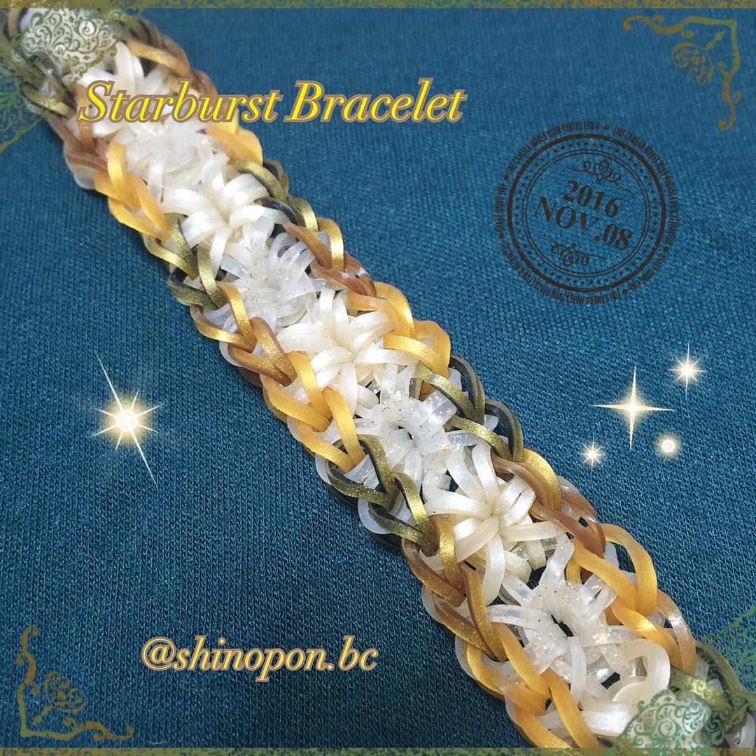 Gold, Navy, and Seafoam Starburst Bead Loom Woven Leather bracelet – Tower  Creations