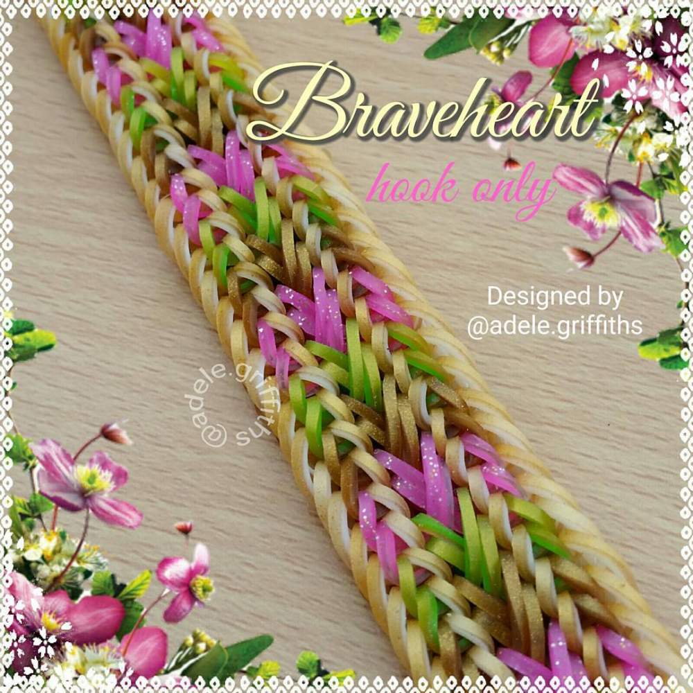 Hook Only Rainbow Loom Bracelets: Aiko (Original Design) : 10