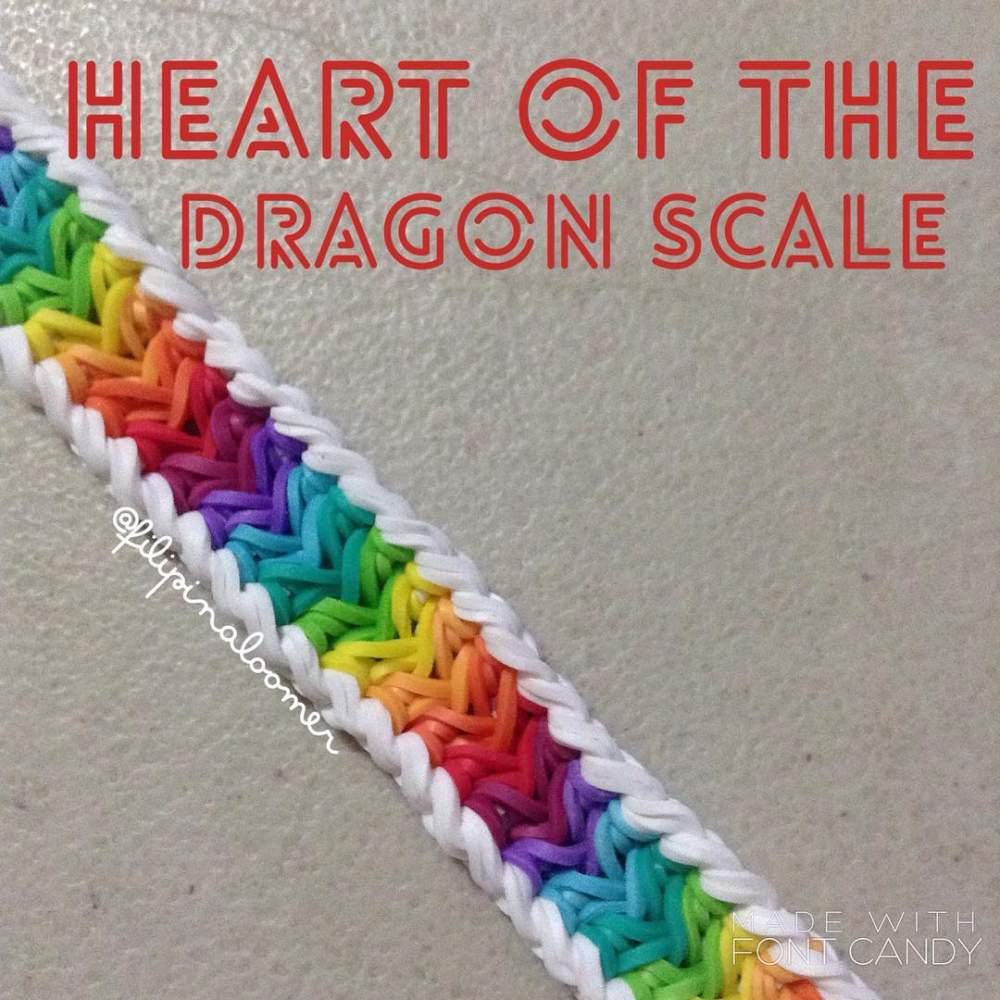 Rainbow Loom Bracelet Dragon Scale With Mini Loom - YouTube