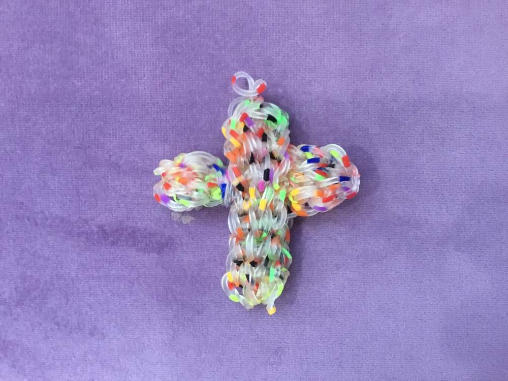 rainbow loom cross