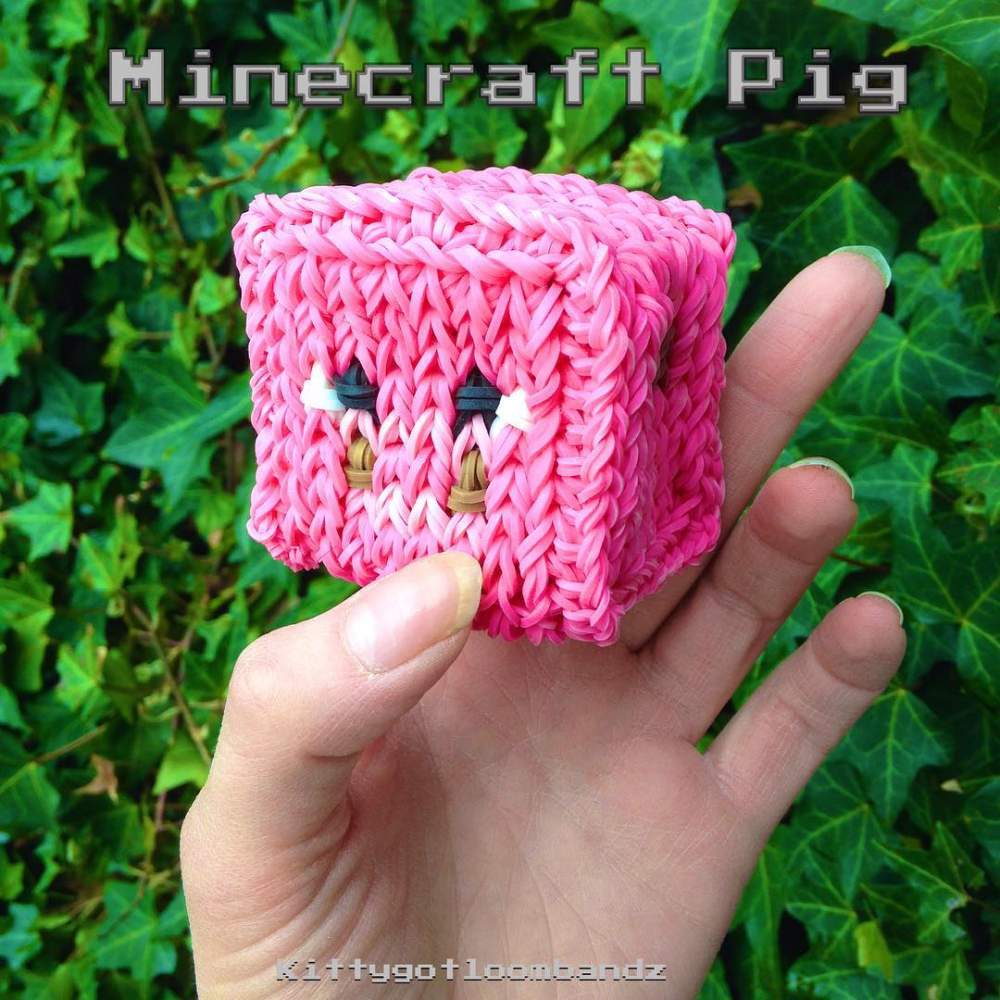 Minecraft Pig  Loom Community, an educational do-it-yourself