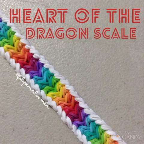 How to Make the Rainbow Loom Dragon Scale
