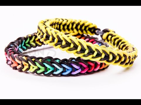 Oliver Queen Rainbow Loom Bracelet Tutorial - Intermediate  #justinstoyshybrid 